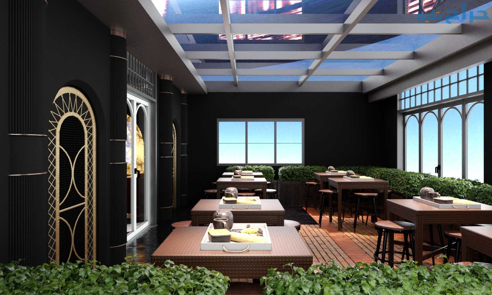 مطاعم محلات تصميم وتنفيذ مقاهي تصميم تنفيذ