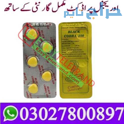 Black Cobra 250mg Tablets in Gujranwala ( 0302.78O...