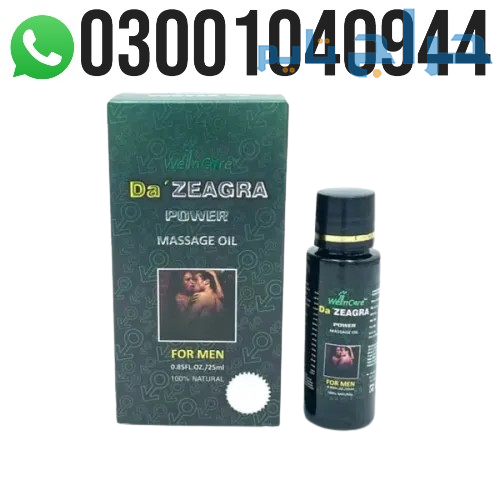 Da Zeagra Power Massage Oil in Pakistan| 030010409...