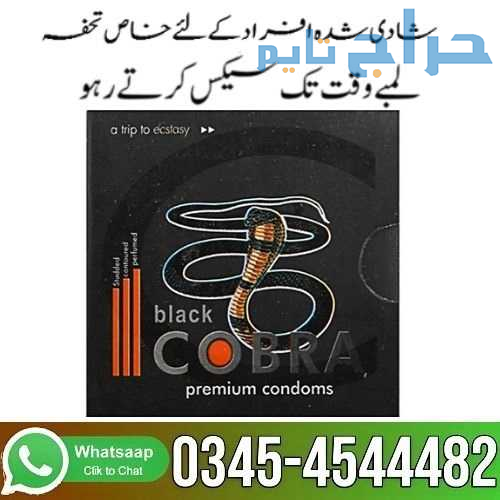 Black Cobra Premium Condoms Online in Pakistan -...