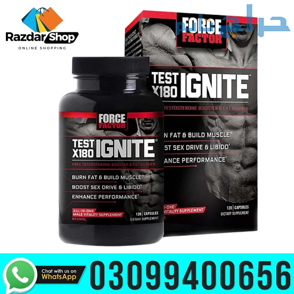 Test X180 Ignite Capsule In Karachi | 03099400656