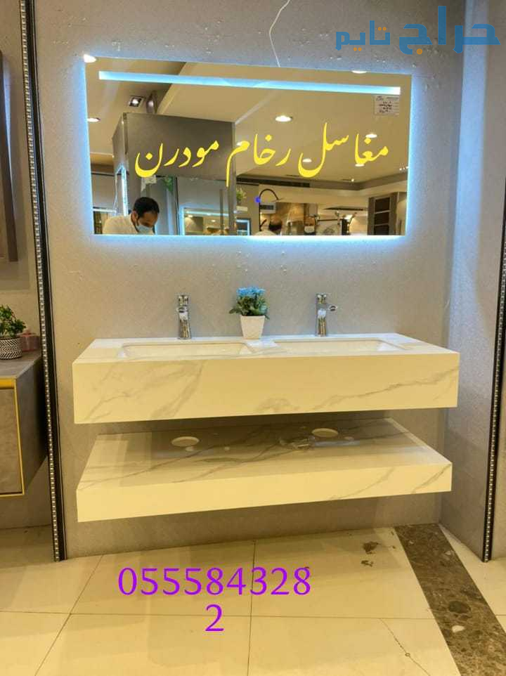 مغاسل رخام ، اجمل ديكورات مغاسل